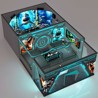 Guter Preis Nackte 3D-Kino Simulator Theater System Schienenbahn 4k Kino Fliegende Maschine Online