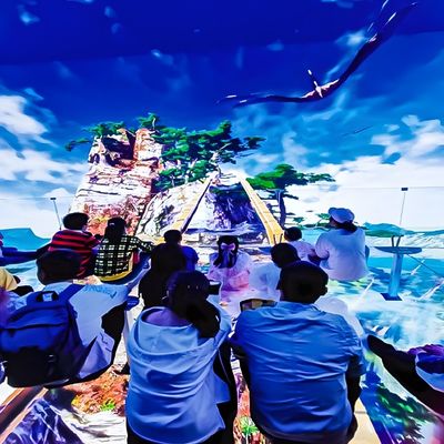 Guter Preis Custom Indoor 3d Multi Large Screen Immersive Hanging Glass Theater Erlebnis Online