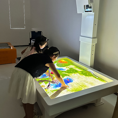 Guter Preis Interaktiver Sandtischprojektor 3600 Lumens 5 Spiele Innenraum Online