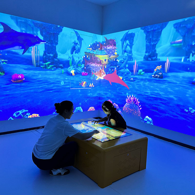 Guter Preis 3400 Lumen interaktiver Projektor für Kinder mit 8 Spielen 1024x768 Auflösung Online