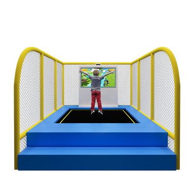 Guter Preis Innenraum 55 Zoll All-in-one Kinect-Bildschirm Interaktive Spiele Trampolin Park Kinder Spielplatz Springen AR Trampolin für Kinder Online