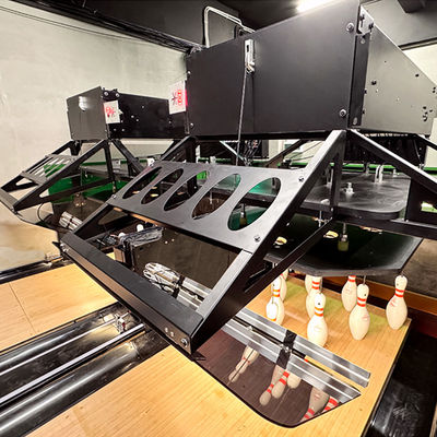 Guter Preis Vollständige Bowling-Maschine mit einer Kapazität von 2000 kg und einer Größe von 590 x 240 x 240 cm für Unterhaltung im Innenbereich Online