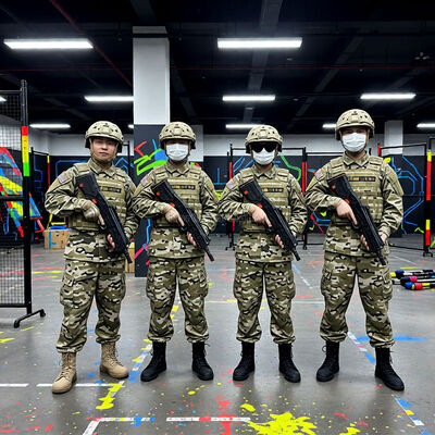 Qualität Kommerzielles Outdoor Indoor Laser-Tag-System für mehrere Spieler mit Funkverbindung für Waffen und Westen, Schießspiel usine