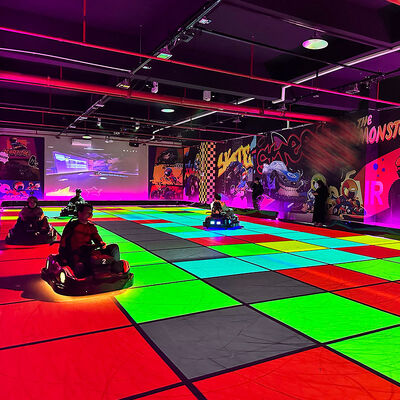 Qualität Go-Kart Immersive Mixed Reality Mario Kart Populärer Interaktiver Projektor Kampf Go-Kart Spiele für Fahrten im Vergnügungspark usine