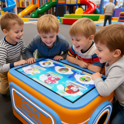 Qualität Interaktiver Touchscreen-Tisch für Kinder mit 10 Spielmodi PVC-Material und 970mm*608mm*500mm Größe usine