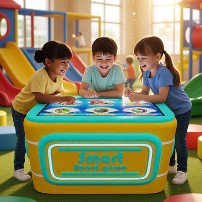 Qualität Kindertisch für Multi-Touch-Spiele mit 10 Spielmodi - Interaktiver Touchscreen-Tisch aus PVC-Material für Klassenzimmer und Spielzentren (970 mm * 608 mm * 500 mm) usine