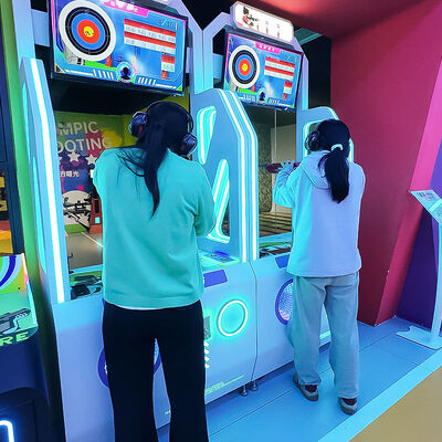 Qualität Indoor Olympisches Schießspiel-Replikat-Arcade-Spielautomat für Mehrspieler-Wettkampfspiele usine