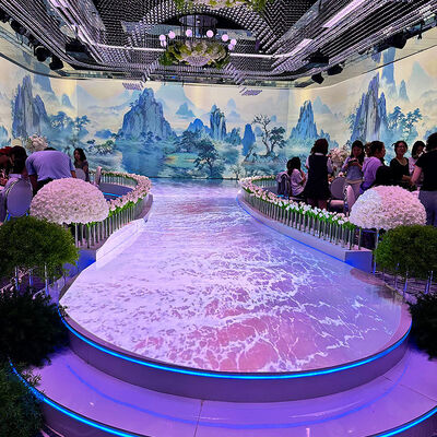 Qualität Interaktives Projektionssystem für Innenräume Interaktives Projektionssystem für Wände usine