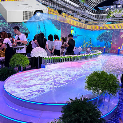 Qualität Interaktives Projektionssystem Interaktive Wand- und Bodenprojektionsspiele für immersive Räume usine