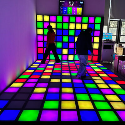 Guter Preis 30x30cm RGB-Beleuchtung Druck empfindliche interaktive LED-Boden Super-Gitter für Vergnügungsparks Online