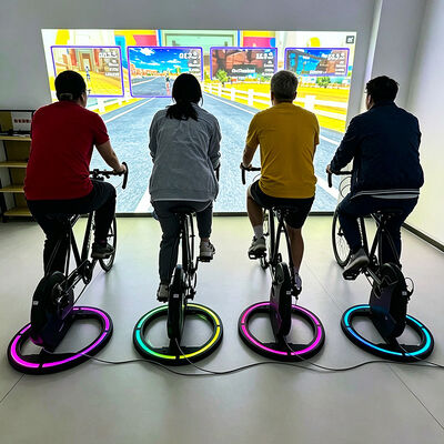 Guter Preis Interaktives Trainingsrad mit 3500 Lumens Gamifiziertes Radprojektionssystem mit 3 Spielmodi und Ultra-Low-Latency-Tracking Online