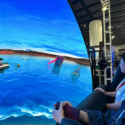 Guter Preis 9D Dome Flying Theater für Orte mit hohem Besucheraufkommen für mehr als 10 Passagiere und 1 Jahr Garantie Online