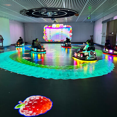 Qualität Interaktives Driftkart-System mit 36-Volt-Batterie, 8 eingebauten Spielen und individuellem Platzbedarf für Indoor-Spielbereiche Fabrik